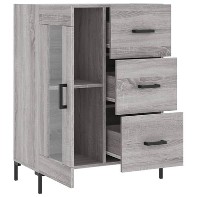 Senkki harmaa Sonoma 69,5x34x90 cm tekninen puu