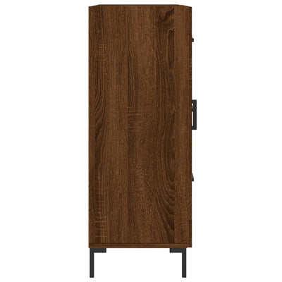 Senkki ruskea tammi 69,5x34x90 cm tekninen puu