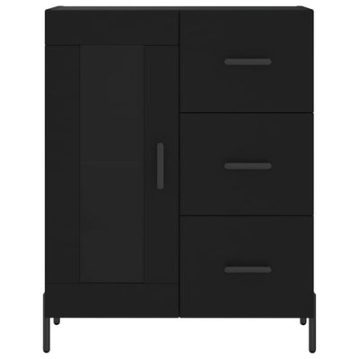 Senkki musta 69,5x34x90 cm tekninen puu