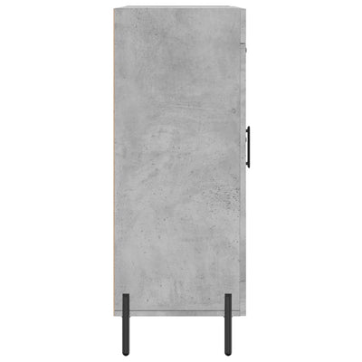 Senkki betoninharmaa 69,5x34x90 cm tekninen puu