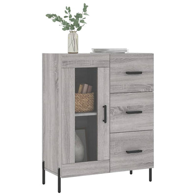 Senkki harmaa Sonoma 69,5x34x90 cm tekninen puu