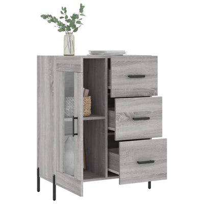 Senkki harmaa Sonoma 69,5x34x90 cm tekninen puu