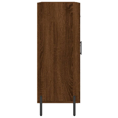 Senkki ruskea tammi 69,5x34x90 cm tekninen puu