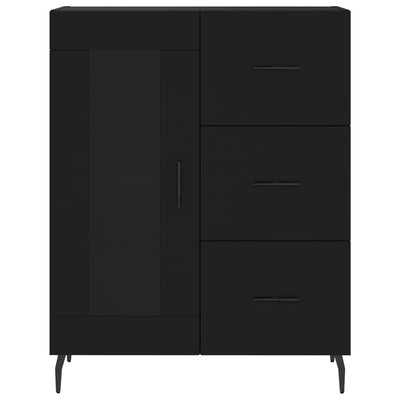 Senkki musta 69,5x34x90 cm tekninen puu