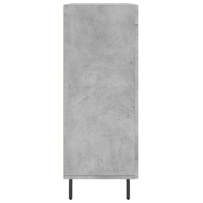 Senkki betoninharmaa 69,5x34x90 cm tekninen puu