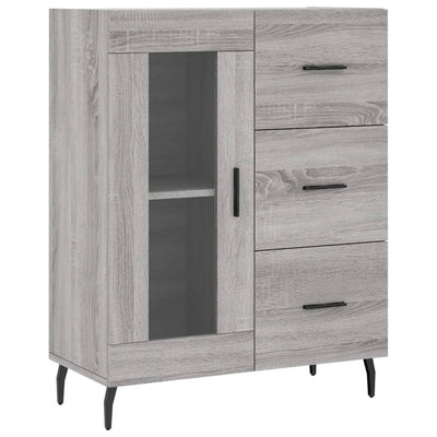 Senkki harmaa Sonoma 69,5x34x90 cm tekninen puu