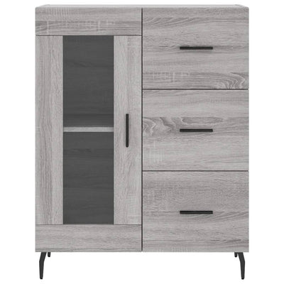 Senkki harmaa Sonoma 69,5x34x90 cm tekninen puu