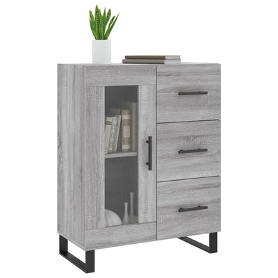 Senkki harmaa Sonoma 69,5x34x90 cm tekninen puu