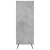Kirjahylly betoninharmaa 69,5x32,5x90 cm tekninen puu