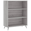 Kirjahylly harmaa Sonoma 69,5x32,5x90 cm tekninen puu