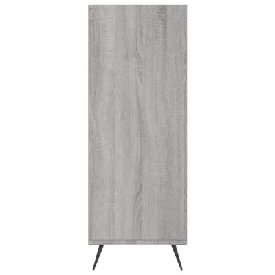 Kirjahylly harmaa Sonoma 69,5x32,5x90 cm tekninen puu