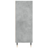 Kirjahylly betoninharmaa 69,5x32,5x90 cm tekninen puu