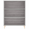Kirjahylly harmaa Sonoma 69,5x32,5x90 cm tekninen puu