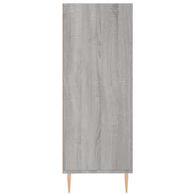 Kirjahylly harmaa Sonoma 69,5x32,5x90 cm tekninen puu