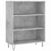 Kirjahylly betoninharmaa 69,5x32,5x90 cm tekninen puu