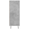 Kirjahylly betoninharmaa 69,5x32,5x90 cm tekninen puu