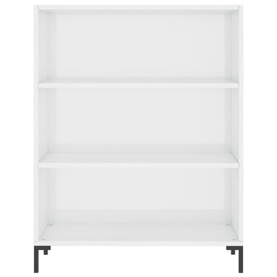 Valkoinen kirjahylly Stefanuta 69,5x32,5x90cm (puinen)