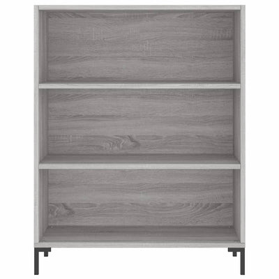 Kirjahylly harmaa Sonoma 69,5x32,5x90 cm tekninen puu