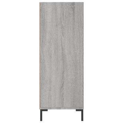Kirjahylly harmaa Sonoma 69,5x32,5x90 cm tekninen puu