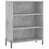 Hyllykaappi betoninharmaa 69,5x32,5x90 cm tekninen puu