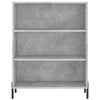 Hyllykaappi betoninharmaa 69,5x32,5x90 cm tekninen puu
