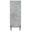 Hyllykaappi betoninharmaa 69,5x32,5x90 cm tekninen puu