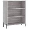 Hyllykaappi harmaa Sonoma 69,5x32,5x90 cm tekninen puu