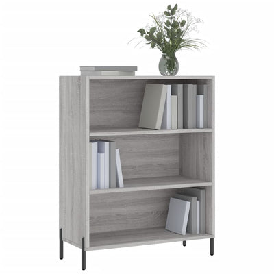Hyllykaappi harmaa Sonoma 69,5x32,5x90 cm tekninen puu