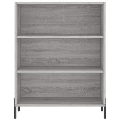 Hyllykaappi harmaa Sonoma 69,5x32,5x90 cm tekninen puu