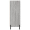 Hyllykaappi harmaa Sonoma 69,5x32,5x90 cm tekninen puu