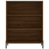 Hyllykaappi ruskea tammi 69,5x32,5x90 cm tekninen puu