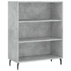 Hyllykaappi betoninharmaa 69,5x32,5x90 cm tekninen puu