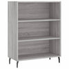 Hyllykaappi harmaa Sonoma 69,5x32,5x90 cm tekninen puu