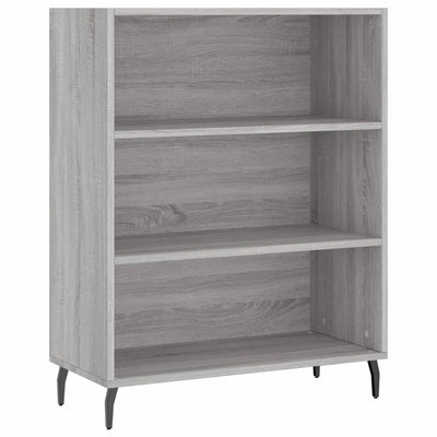 Hyllykaappi harmaa Sonoma 69,5x32,5x90 cm tekninen puu