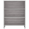 Hyllykaappi harmaa Sonoma 69,5x32,5x90 cm tekninen puu