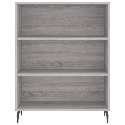 Hyllykaappi harmaa Sonoma 69,5x32,5x90 cm tekninen puu