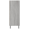 Hyllykaappi harmaa Sonoma 69,5x32,5x90 cm tekninen puu