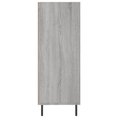 Hyllykaappi harmaa Sonoma 69,5x32,5x90 cm tekninen puu