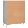 Hyllykaappi harmaa Sonoma 69,5x32,5x90 cm tekninen puu