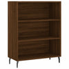 Hyllykaappi ruskea tammi 69,5x32,5x90 cm tekninen puu