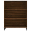 Hyllykaappi ruskea tammi 69,5x32,5x90 cm tekninen puu