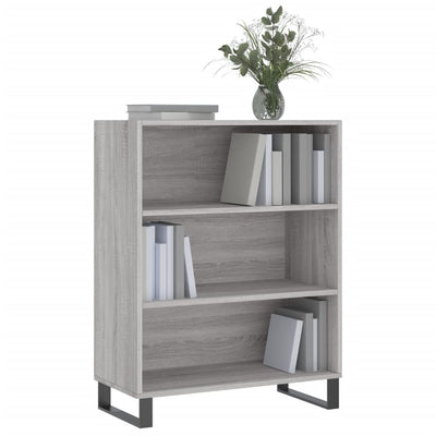 Hyllykaappi harmaa Sonoma 69,5x32,5x90 cm tekninen puu