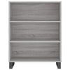 Hyllykaappi harmaa Sonoma 69,5x32,5x90 cm tekninen puu