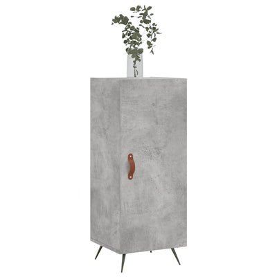 Senkki betoninharmaa 34,5x34x90 cm tekninen puu