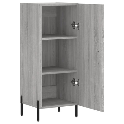 Senkki harmaa Sonoma 34,5x34x90 cm tekninen puu