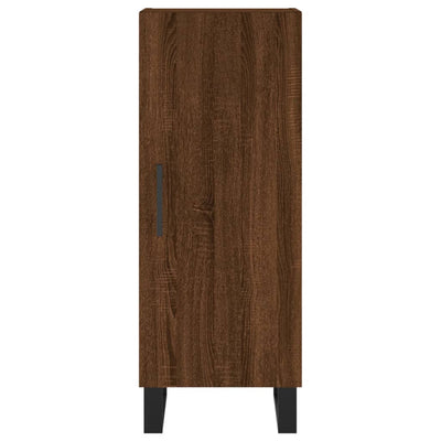 Senkki ruskea tammi 34,5x34x90 cm tekninen puu