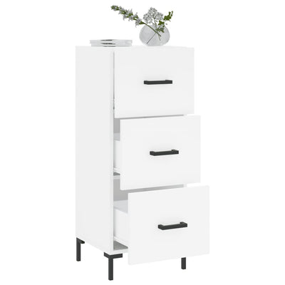 Senkki valkoinen 34,5x34x90 cm tekninen puu