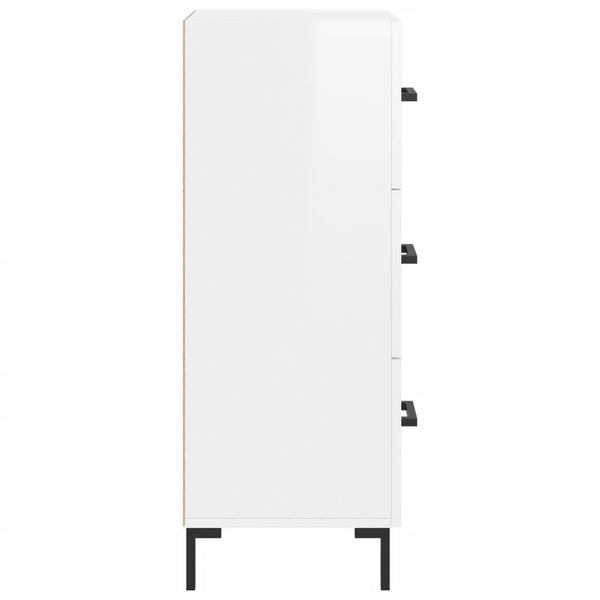 Valkoinen senkki Garyfalia 34,5x34x90cm (puinen)