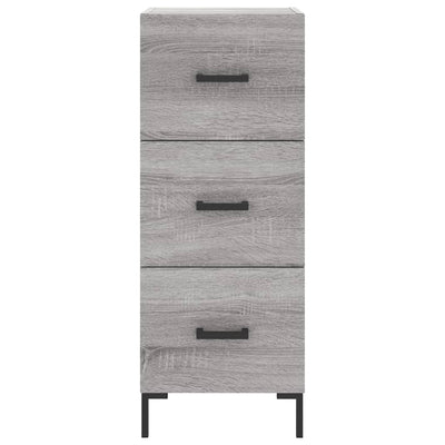 Senkki harmaa Sonoma 34,5x34x90 cm tekninen puu
