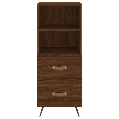 Ruskea tammi senkki Ruthie 34,5x34x90cm (puinen)